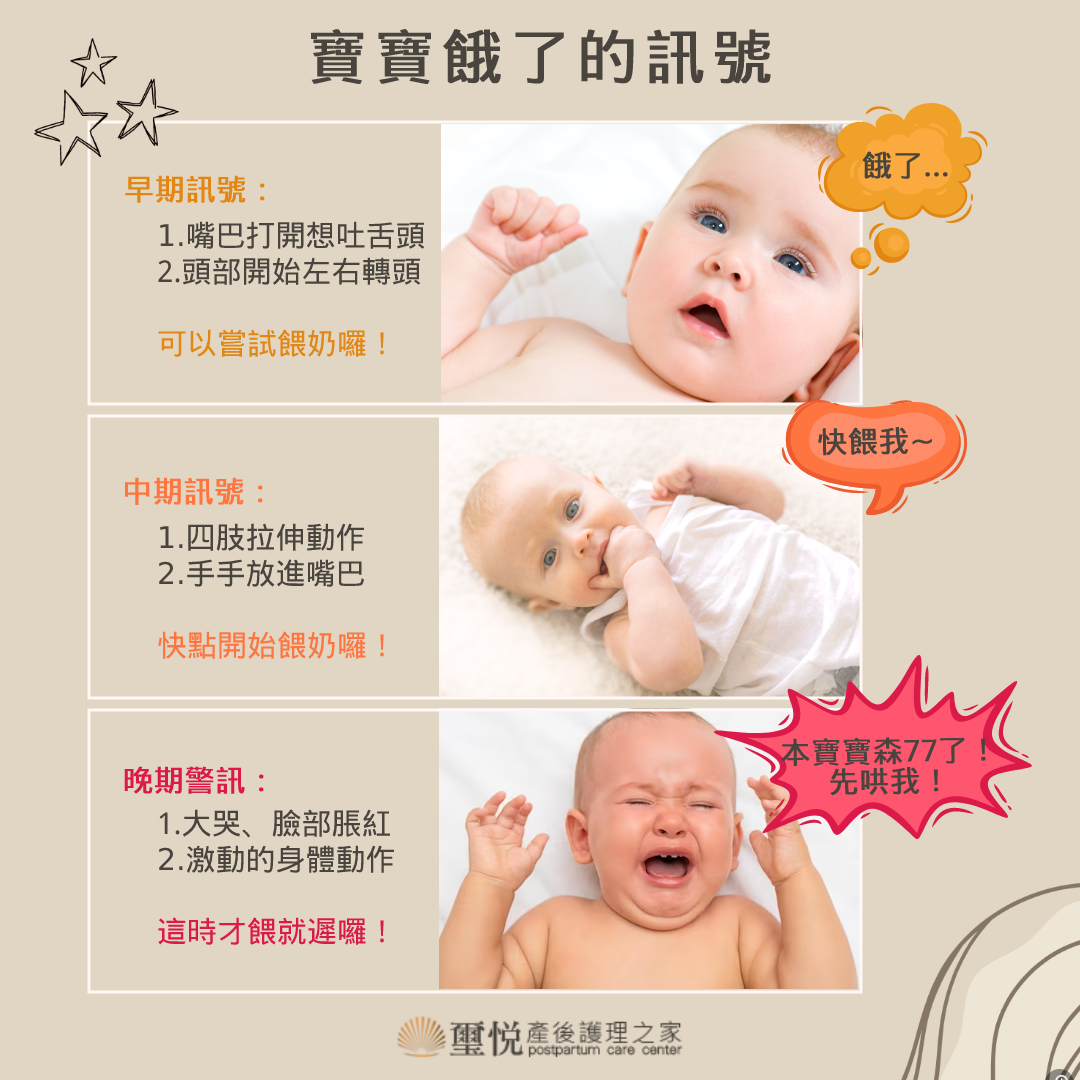 寶寶肚子餓的訊號